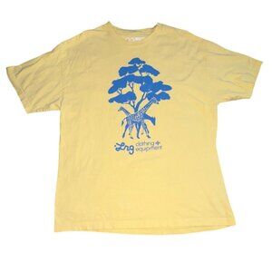 LRG Clothing Adult Short Sleeve Graphic T-Shirt-Giraffe-Yellow-XL-GUC